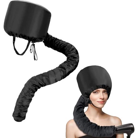 gorro secador de pelo, casco de secado, gorro para secar el cabello, casco térmico, capucha para secar el cabello para peinar, rizar y acondicionar profundamente el cabello.