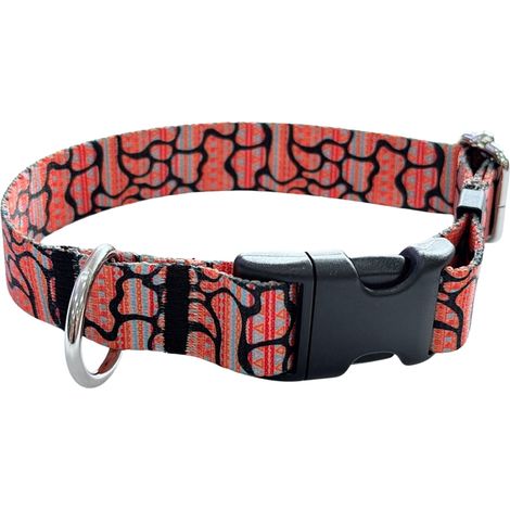 Collier pour chien 2 cm avec boucle réglable EtnoBoho Fasten Collier pour chien 2 cm avec boucle réglable EtnoBoho Fasten XL : 50-75 cm (1/4)