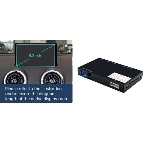 Décodeur Carplay sans fil, prend en charge l'intégration des smartphones, fonctionnalité automobile universelle, Oem 8.3 pouces (1/2)