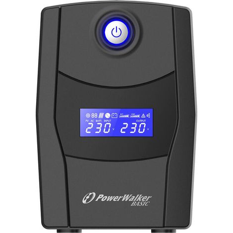 PowerWalker VI 600 STL sistema de alimentación ininterrumpida (UPS) Línea interactiva 0,6 kVA 360 W 2 salidas AC (1/4)