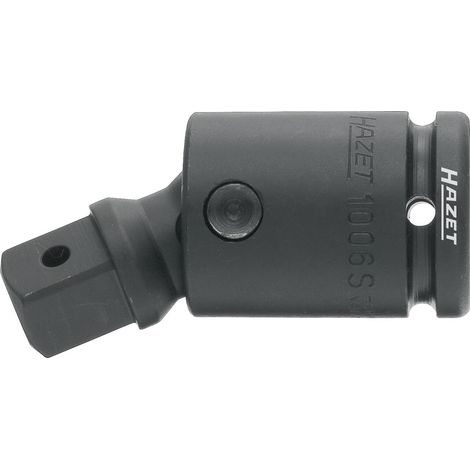 Hazet Schlag-Maschinenschrauber Gelenkstück 1006S, 3/4 (20 mm) Vierkant hohl, 3/4 (20 mm) Vierkant massiv, Länge 99 mm