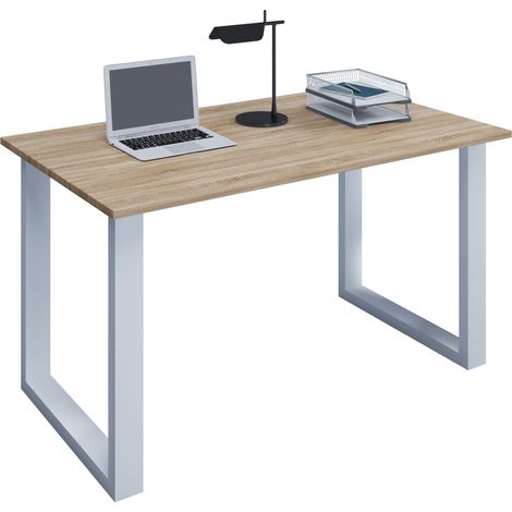 Mesa de oficina de escritorio 110x50 Lona U 76x110x50 - VCM