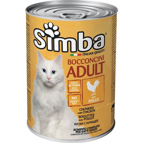 BOCCONCINI PER GATTI 'SIMBA' pollo - gr 415- 24 pezzi  - MONGE