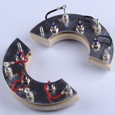 Accessories for RSK2001 generator: rectifier bridge, rectifier wheel, brushless generator, rectifier ring