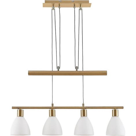 Lindby Lámpara colgante 'Simeon' en Dorado de Vidrio (1/5)