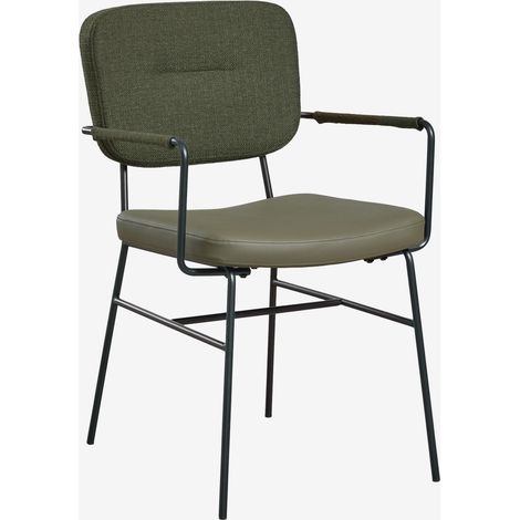 Set di 4 sedie da pranzo imbottite con braccioli Milih SKLUM (1/5)