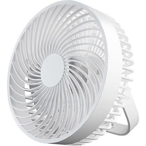 Ventilateur suspendu de 16,5 cm avec veilleuse, alimentation USB, idéal pour le camping en plein air. (1/4)