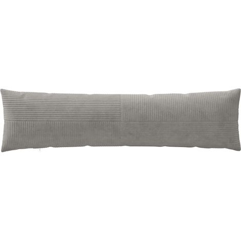 vidaXL Funda de almohada 2 pcs ALMELO Gris Claro 40 x 145 cm pana (1/2)