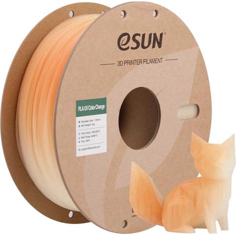 Filamento per stampante 3D esun pla uv color change biodegradabile 1kg (1/3)