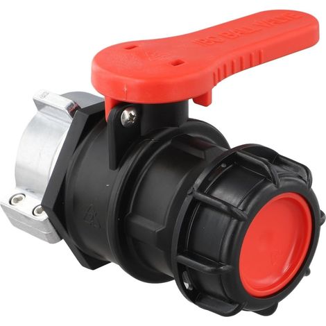 IBC Adaptateur robinet à boisseau sphérique de rechange pour robinet d'arrêt S60 x 6 (60 mm) S75 x 6 DN50 (75 mm) (1/5)