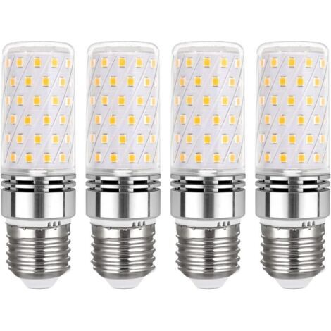 Ampoule E27 Mais LED 16W Blanc Chaud 3000K, 1450LM, 360° Lumière, Équivalent Halogène E27 100 Watt, AC 230V, Non-dimmable, Lampe LED E27 Mais Chaud pour Plafonnier, lot de 4 (1/4)