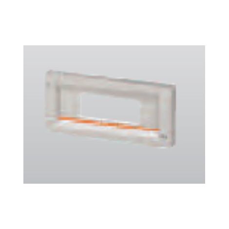 Elettrocanali pannello finestrato per quadri 12 moduli elettrocanali ec625102 uso professionale