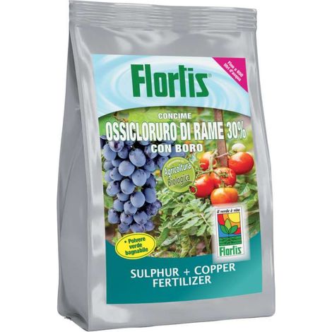 OSSICLORURO DI RAME 30%CONCIME POLVERE BAGNABILE 1 KG