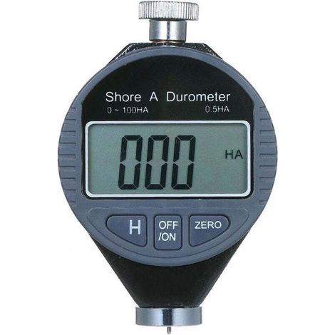 DEBUNS Tragbares Härteprüfgerät 0-100HA Shore A Digitale Durometer-Skala für Gummi, Silikongel, Leder mit großem LCD-Bildschirm (LX-A) (1/5)