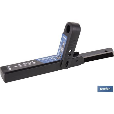 Lame di ricambio in acciaio SK2 65HRC, lunghe 8 cm e larghe 9 mm, nere per taglierini professionali (confezione da 10 pezzi) (1/4)