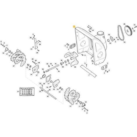CARTER COCLEE BIANCO - AS62P ORIGINALE STIGA - 118820267/0
