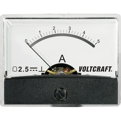 VOLTCRAFT AM-60X46/5A/DC AM-60X46/5A/DC Einbau-Messgerät AM-60X46/5A/DC 5 A Drehspule