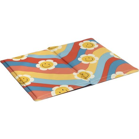Leopet Tappetino refrigerante Fiori per Cani misura L 90x50 cm