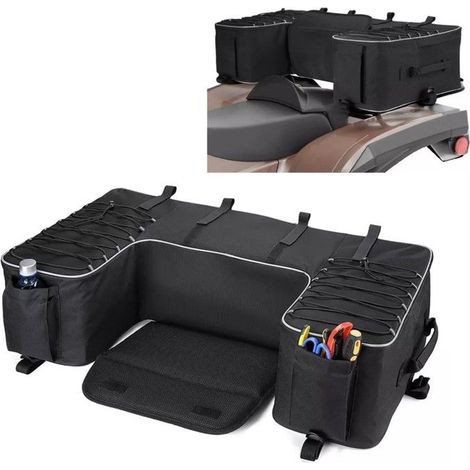 Sacoche arrière semi-rigide - Bagtecs QB5 - Nylon 600D - Étanche - Renforts internes