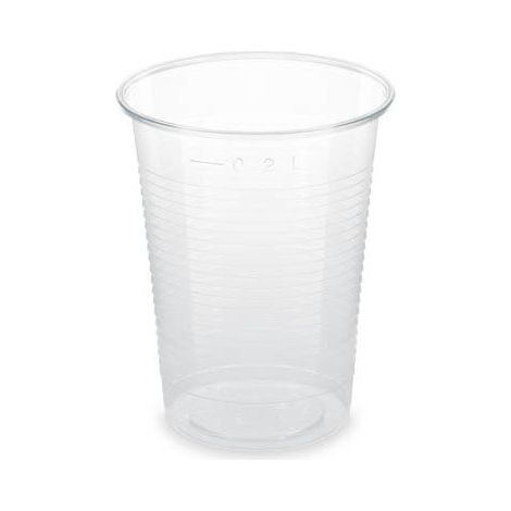 Gobelet en PLA 200 ml, diamètre 70 mm, hauteur 92 mm, 100 pièces.