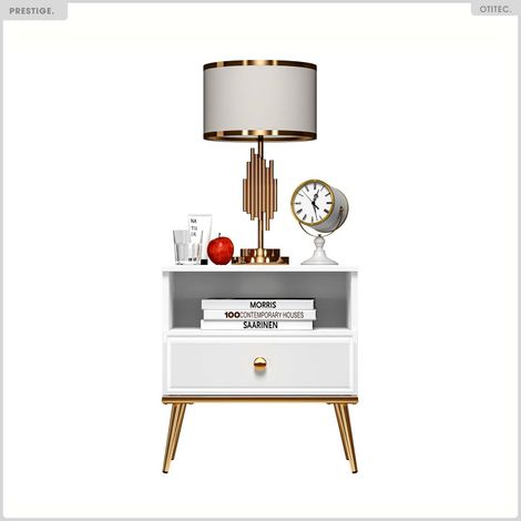 Table de Chevet - H.53 x L.50 x P.34 cm - PRESTIGE (1/5)