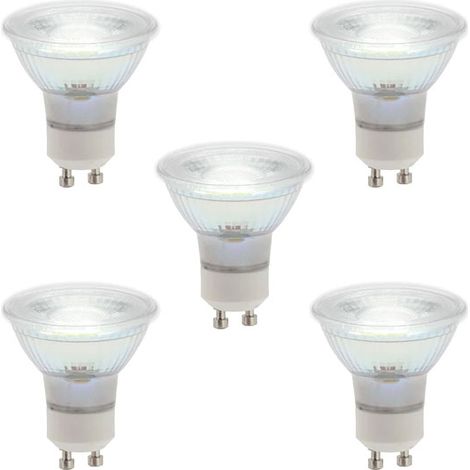Litecraft Light Bulb GU10 5 Watt LED 4000K Natural White Lamp - 5 Pack (1/2)