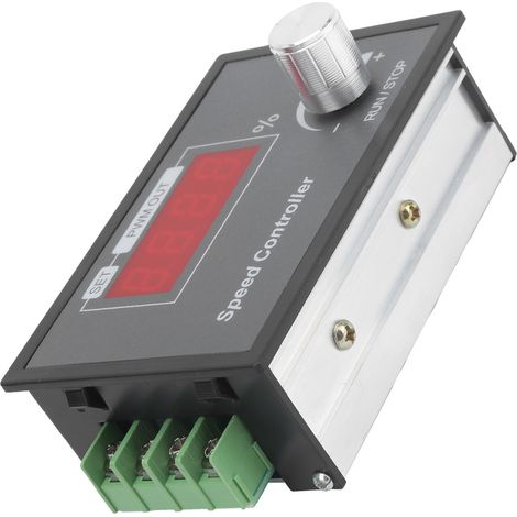 Régulateur PWM DC 6-60V pour Moteur à Courant Continu avec Contrôle de Vitesse Intelligent (1/5)