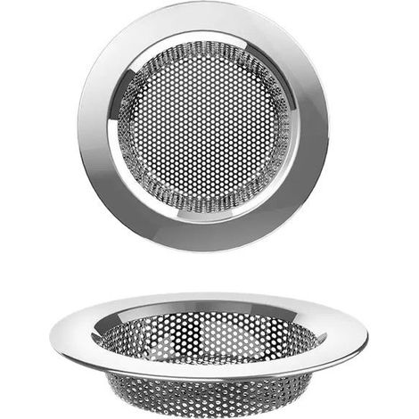 Filtro per lavello in acciaio inox, griglia di scolo per lavello da cucina, accessori per lo scolo (compra uno e ricevi uno gratis, diametro 11 cm) (1/5)