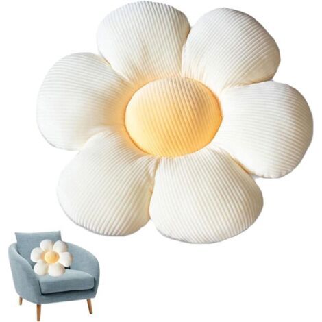 ALLIANDISCoussin de sol en peluche tatami en forme de fleur mignon, coussin d'assise confortable pour chambre d'enfant, pour la décoration de la maison, enfant (1/4)