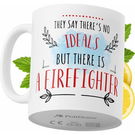 Lustige Kaffee- oder Teetasse für Feuerwehrleute mit witzigem Textdesign – ideal für Geburtstage, Namenstage, Feiertage und besondere Anlässe. Hochwertige Tasse für Zuhause, Büro und Arbeit. Farbe: We