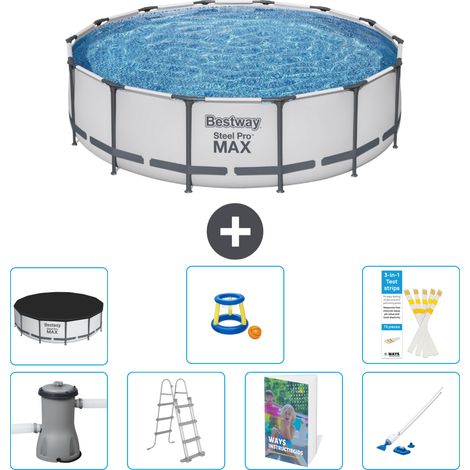 Bestway Steel Pro MAX Rund - 427x122 cm - 8-teilig S590
