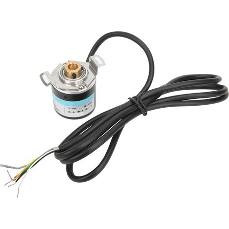 Codeur incrémental ABZ 3 phases, axe creux 6mm, motoréducteur équipement DC 5-24V, modèle C38S6G52000ZG24N, arbre semi-creux robuste (1/5)