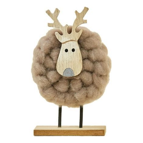 Weihnachtsdekorationen aus Filz: Rentiere und Elche, Weihnachtsbaum, Beispiele für Mini-Filzornamente, Schreibtischdekorationen (1/5)