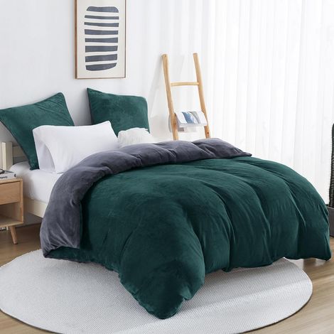 Bettwäsche-Set Flanell 135x200cm mit Kissenbezug 80x80cm, warm & kuschelig