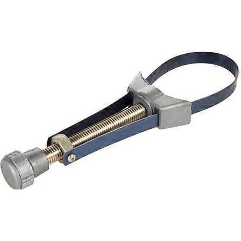 Clé à filtre à huile, clé à sangle pour filtre à huile, outil réglable pour le retrait du filtre à huile, clé à sangle en aluminium (diamètre) (1/5)