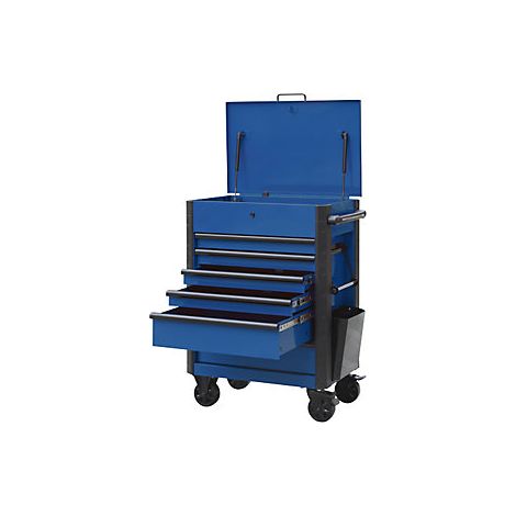 kaiserkraft  Carello portautensili con scomparto con coperchio 