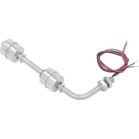 Capteur de Niveau d'Eau Inox, Interrupteur à Flotteur pour Bassin, Piscine, Réservoir, Pompe AC DC 0-110V, Longueur 150 mm (1/5)