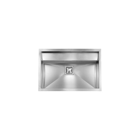 Lavello ARIEL F3" 1 vasca ACCIAIO INOX incasso SLIM 77X50 prof. 19 (1/5)