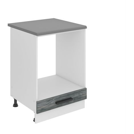 BELINI Meuble Cuisine Bas avec Plan de Travail SDP I Meubles de Cuisine - Taille: 51,6 x 60 x 85 cm I Petit Meuble Cuisine - sans Porte I Couleur : chêne Glamour (1/5)
