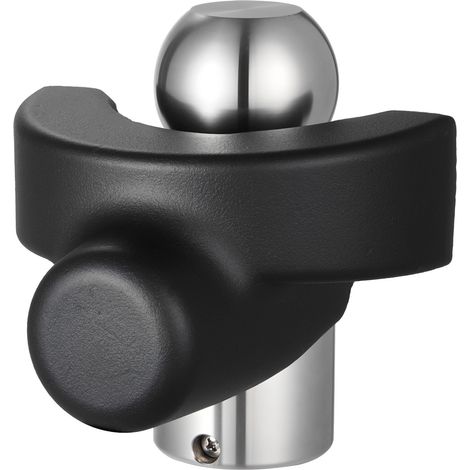 Antivol d'Attelage de Remorque, Compatible avec Coupleurs 58,7 mm, Verrou Robuste à Boule avec 3 Clés, Résistant à Effraction et aux Chocs, pour Caravanes, Camping-cars, Bateaux, Remorques, Noir (1/5)