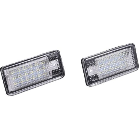 Luce targa universale a LED bianca per auto compatibile con i modelli Audi (1/4)