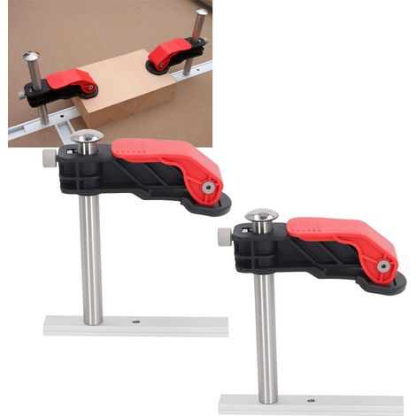 Presse à bois à glissière rapide, étau de table pour planches en bois massif, pressage pratique et rapide des planches (1/5)