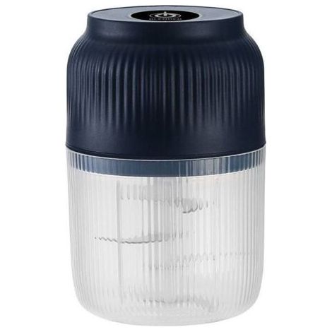 Hachoir électrique sans fil 400 ml amélioré, 6 lames, mini robot culinaire puissant, rechargeable par USB, lames en acier inoxydable, pour hacher la viande, le poisson, les oignons, l'ail, les légumes