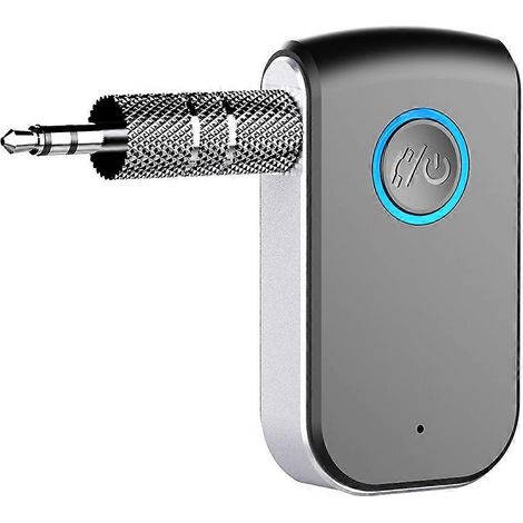 Récepteur Bluetooth 5.0, adaptateur audio portable sans fil avec entrée auxiliaire 3,5 mm, kit mains libres pour voiture, compatible avec les amplificateurs de haut-parleurs, les systèmes audio de voi (1/5)