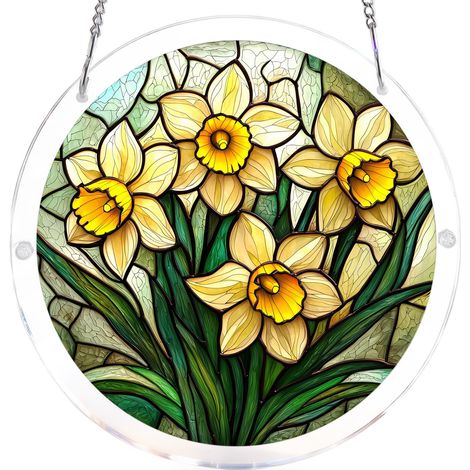 Attrape-soleil, puzzle en acrylique translucide coloré, décoration de fenêtre à suspendre, style H (1/2)