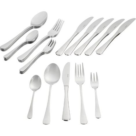 Esmeyer elegantes Besteckset Silber 30 Teile