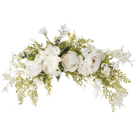 Guirlande de Fleurs Printanières pour Décoration de Porte, Arche de Mariage, Miroir ou Chaise (1/5)