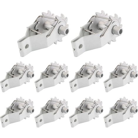 10 pièces tendeur de Fil de clôture électrique Outils de renforcement de clôture pour fermes d'élevage, Cours, Villas, etc. (1/5)