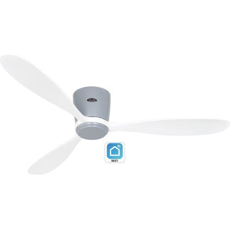 ECO PLANO WOOD 132, Ventilatore WiFi senza Luce, CasaFan