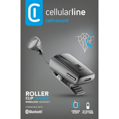 Cellularline Roller Clip Headset - Universale (1/5)